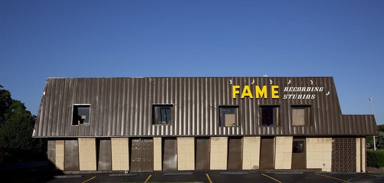  The FAME Recording Studios in Muscle Shoals, Alabama. Library of Congress 
